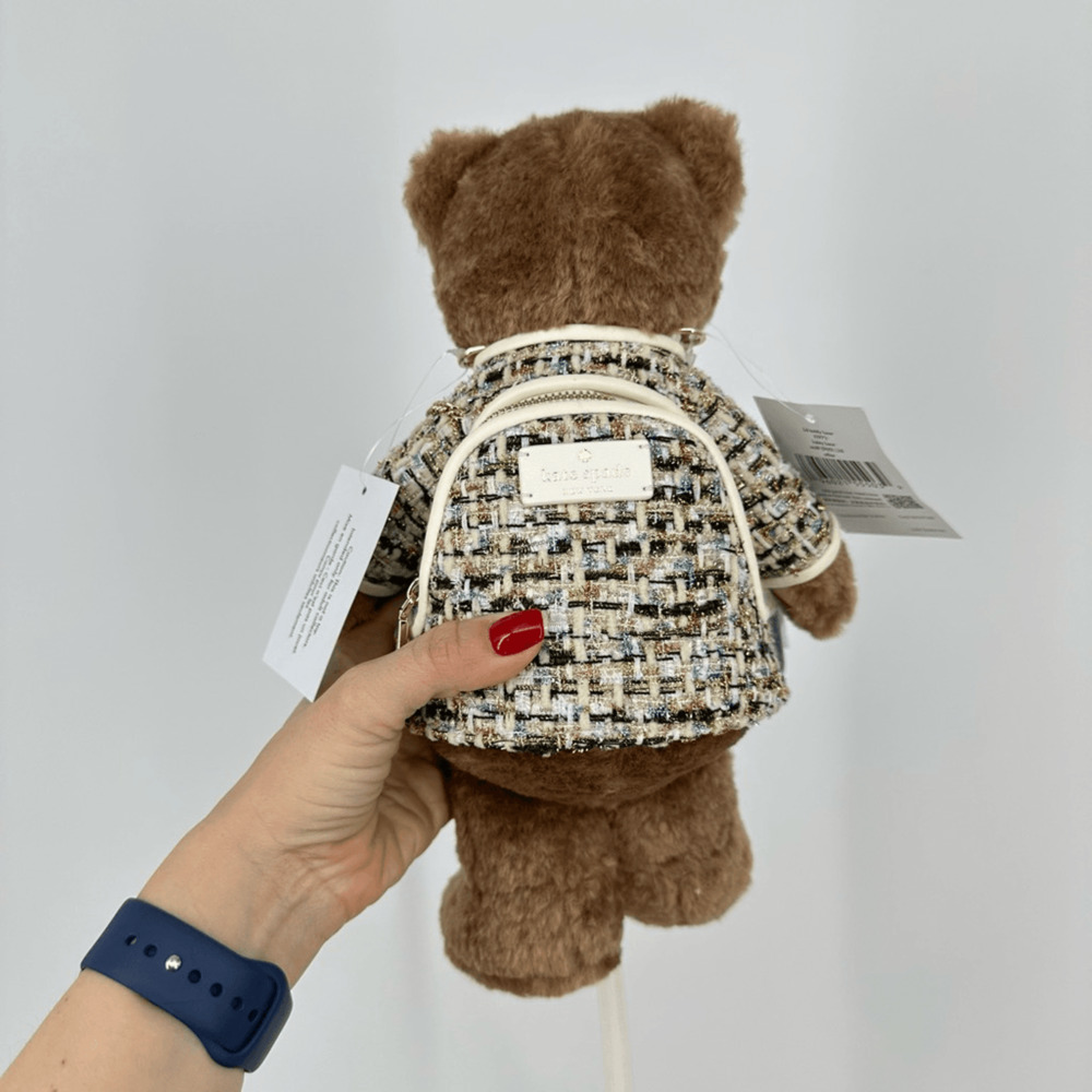Kate Spade Oh What Fun Teddy Bear Crossbody Bag Collectable Novelty Kidcore NWT - Picture 6 of 7